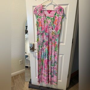 Lilly Pulitzer XL Pink Maxi Dress